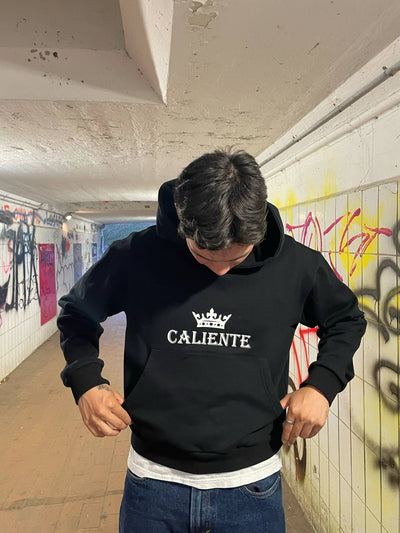 Caliente hoodie authentic attitude logo's
