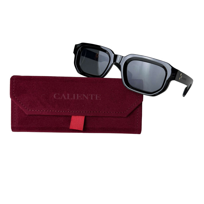 Caliente Solbrille (Midnight black) + Etui